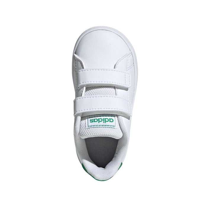 elevación por inadvertencia aventuras Tenis Adidas Niños Unisex Advantage I Blanco Verde — Look Sport