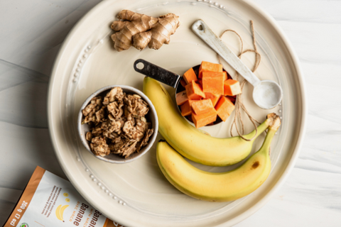 Sweet Potato Recipe Smoothie Parfait Banana Granola Plant Based Vegan Gluten Free