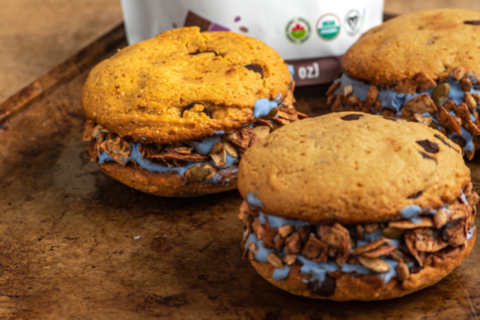 Rawcology Ice Cream Cookie Sandwich Recipe Dairy Free Plant Based 