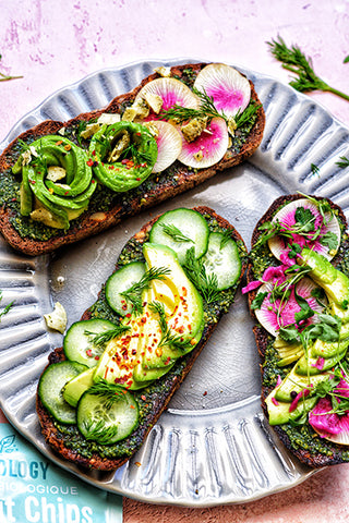 Spring Remix Plant Based Avocado Toast Three Ways 