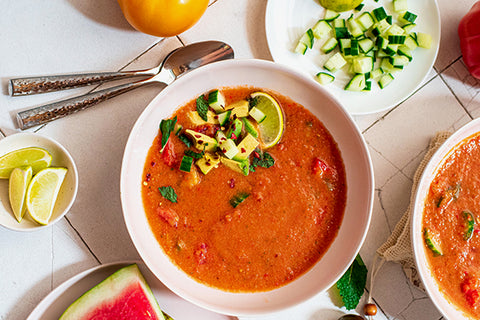 Rawcology Watermelon Gazpacho Recipe