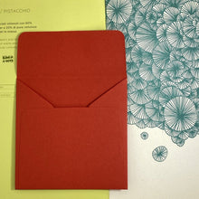 Load image into Gallery viewer, Vermillion Square Straight Flap Envelope   110
