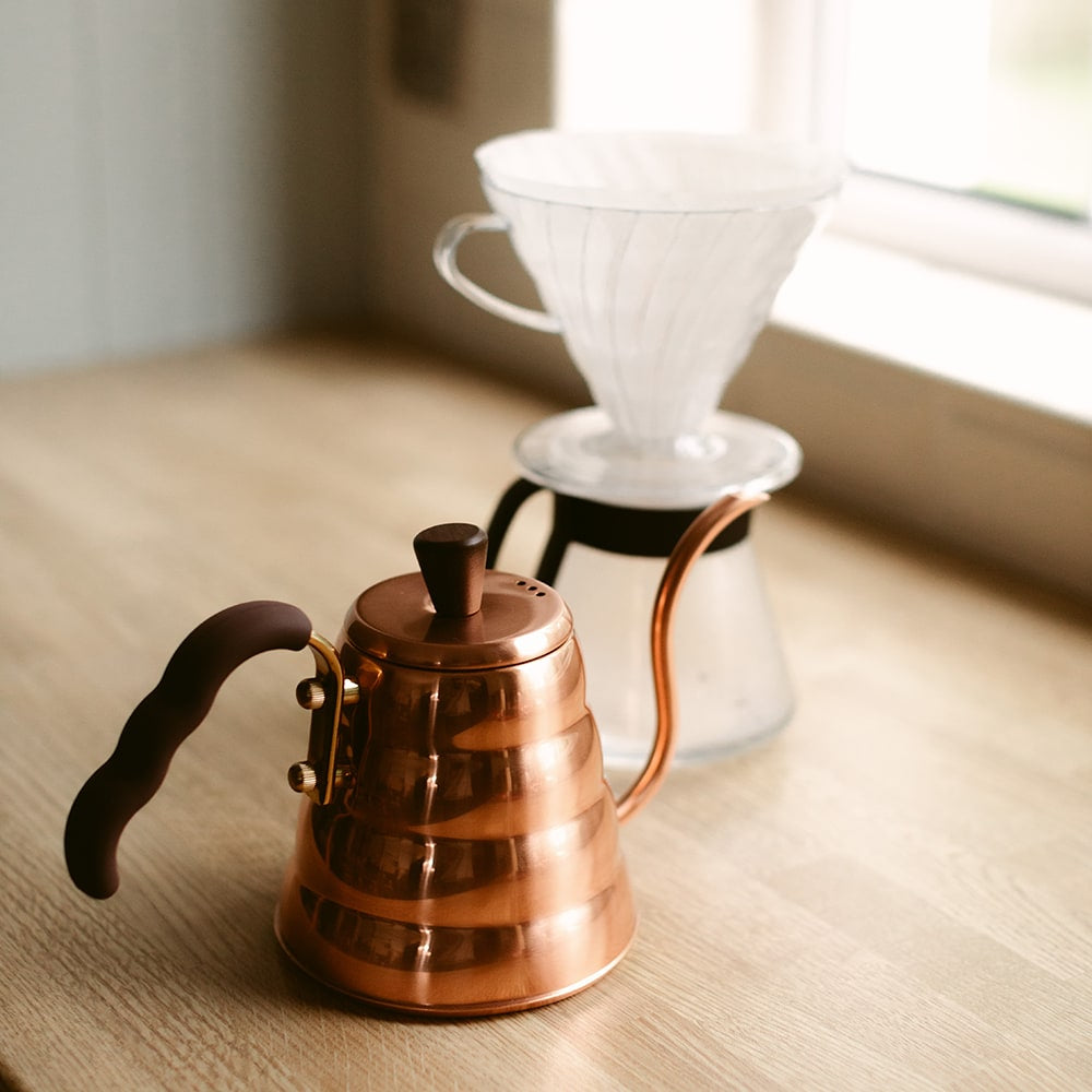 Hario V60 Coffee Dripper - Hario Copper Kettle