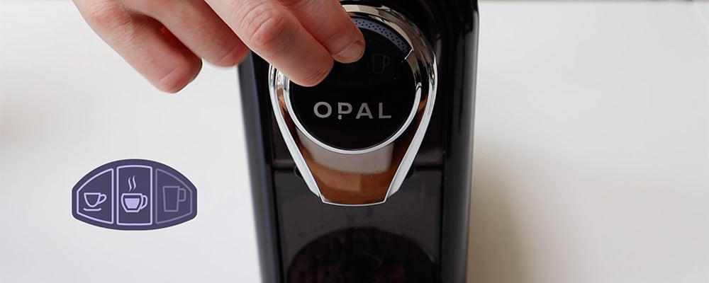 Opal One setting the temperature - hold down the left and middle buttons