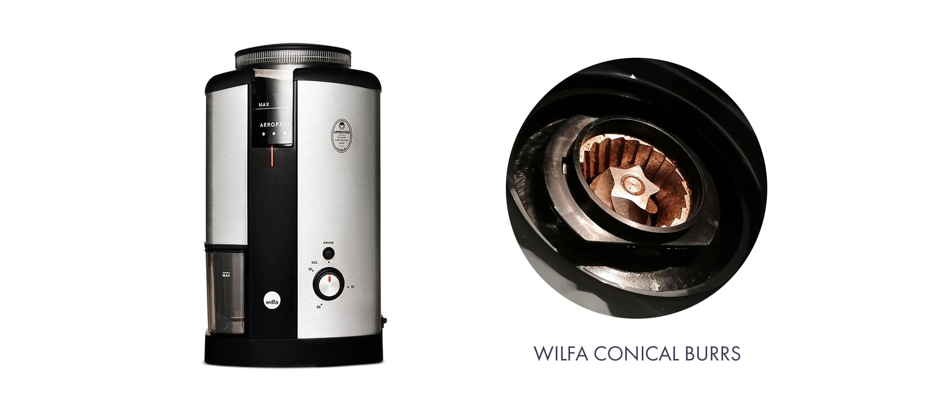 Wilfa Silver Coffee Grinder