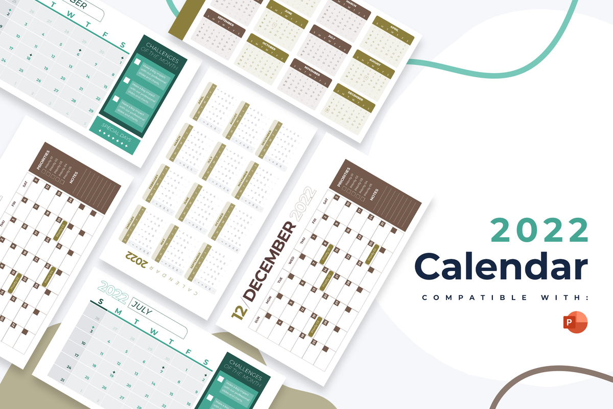 calendar powerpoint template