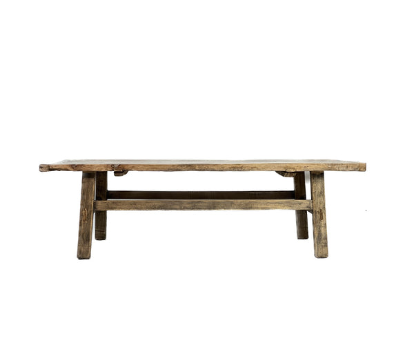 Large Rectangular Coffee Table in Rustic Cypress - SHOP by Interior Archaeology