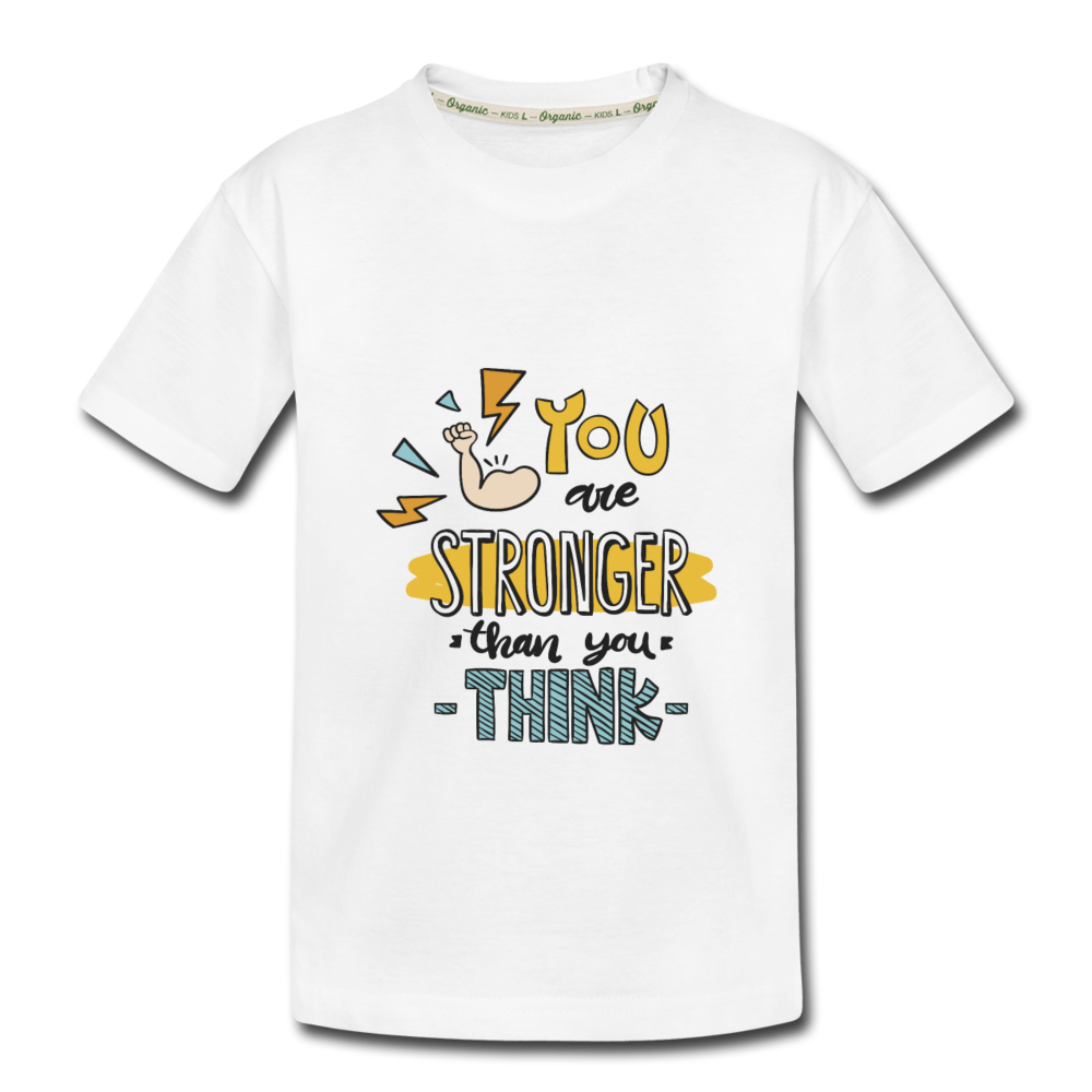 Kidâs Premium Organic T-Shirt - Stronger
