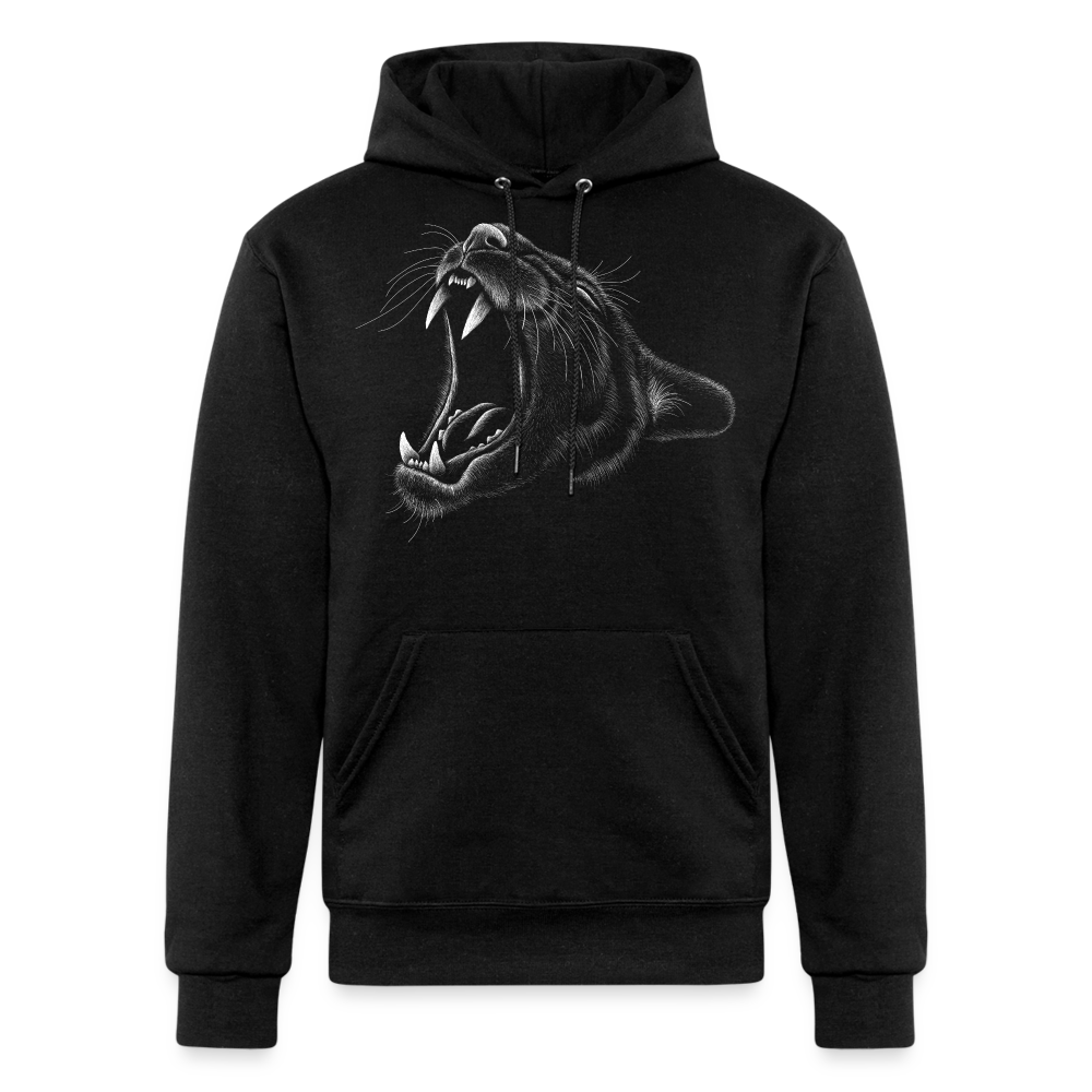 Champion Unisex Powerblend Hoodie - Beast Mountain Lion - navy / M