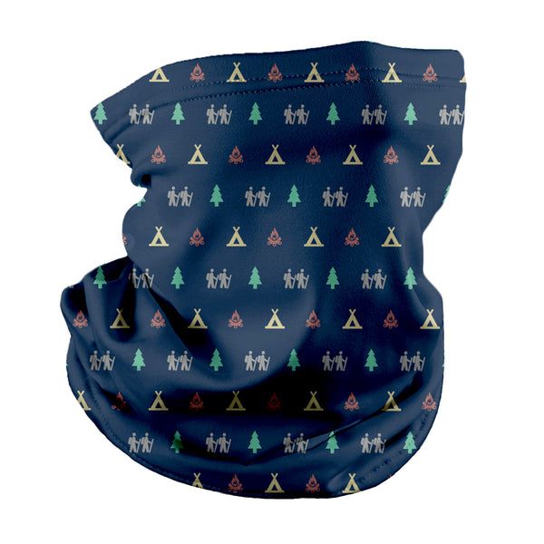 Camping with Friends Neck Gaiter