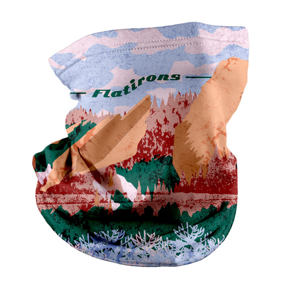 Flatirons Abstract Neck Gaiter