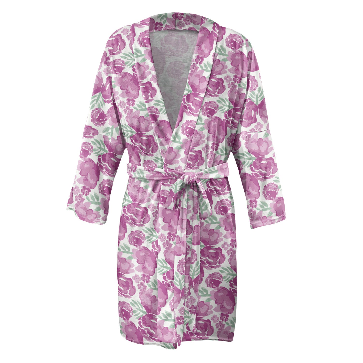 Watercolor Floral Robe - Knotty Tie Co.