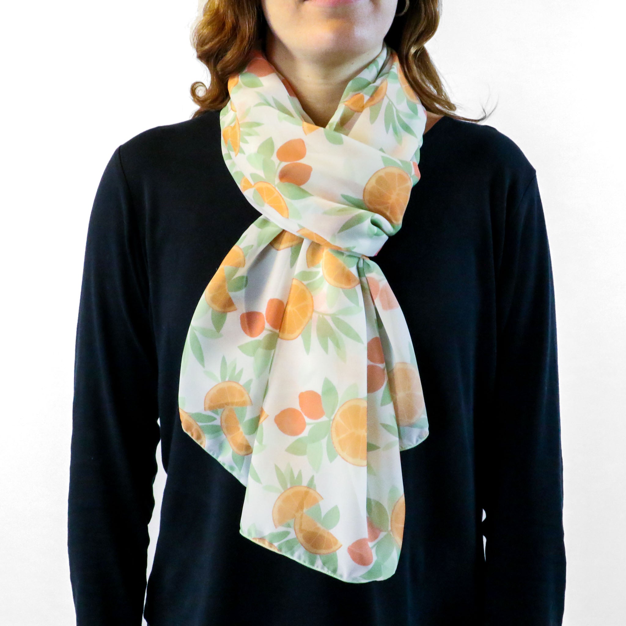 Citrus Blossom Rectangle Scarf - Knotty Tie Co.