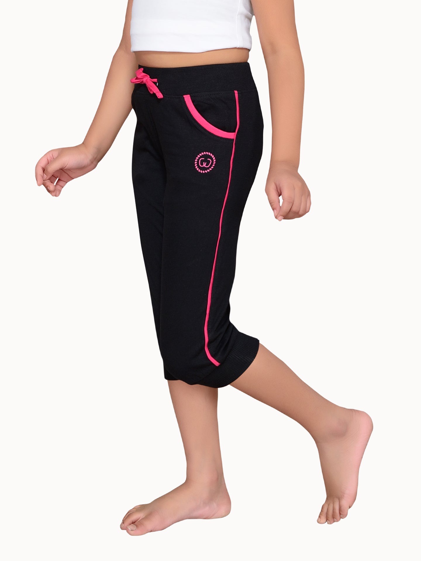 Black Girls Premium Capri Pant OR 3/4TH Pant<a class=button