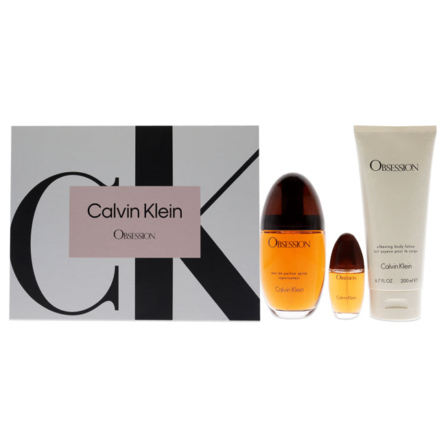 Obsession by Calvin Klein for Women - 3 Pc Gift Set – Perfumania