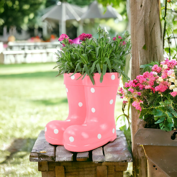 wellie pot planter