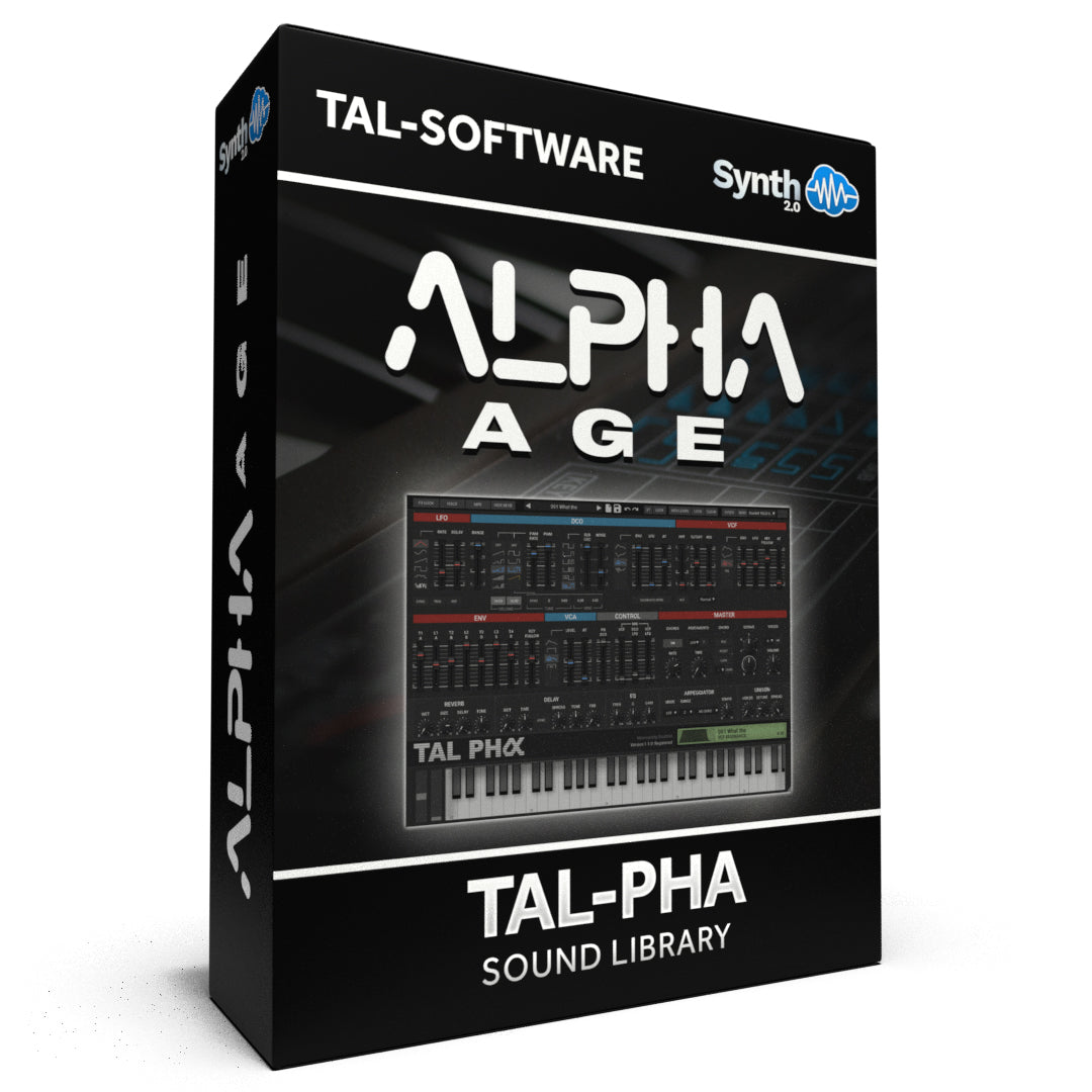LFO043 - Alpha Age - TAL Pha ( 64 presets ) Image by SynthCloud