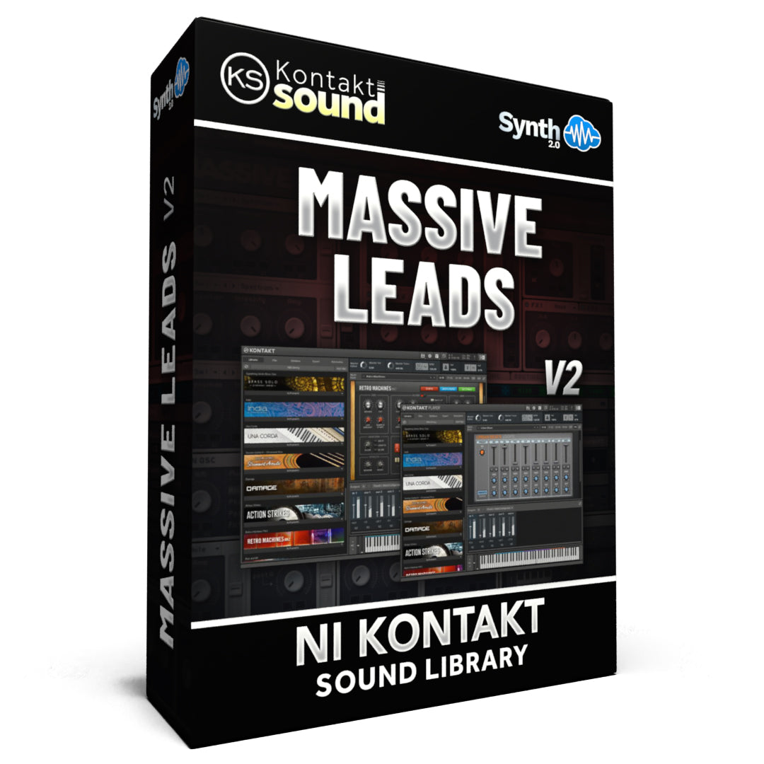 LDX224 - Massive Leads V2 - Native Instruments Kontakt - Player and Fu –  Synthcloud