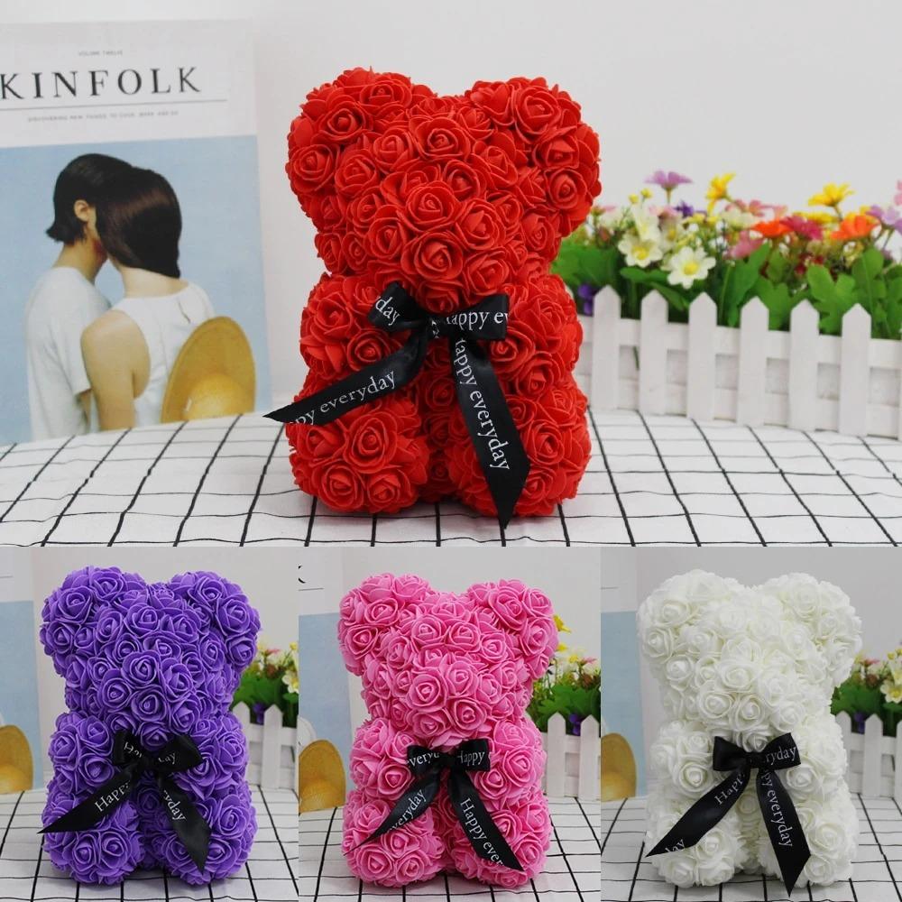 the luxury rose teddy bear