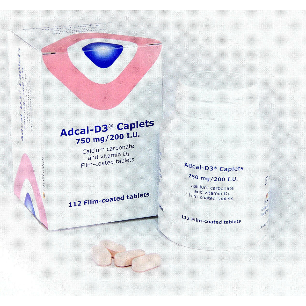 Adcal D3 Caplets 750mg/200IU （NHS推荐钙/维生素D补充剂，可用  image