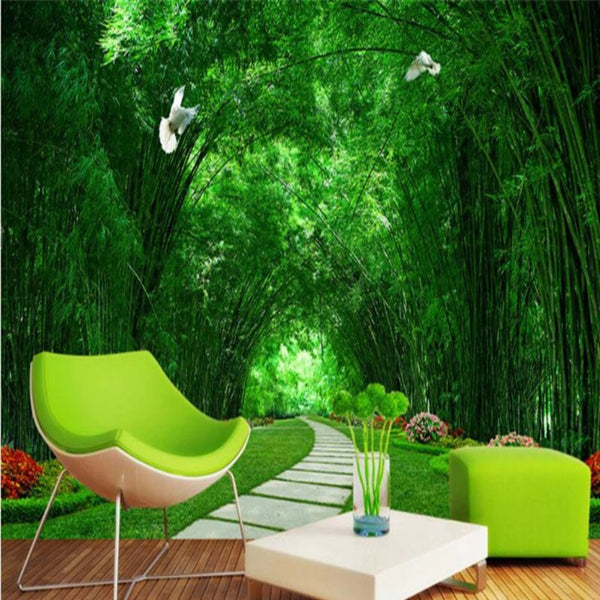 Bamboo Forest Mural Wallpaper