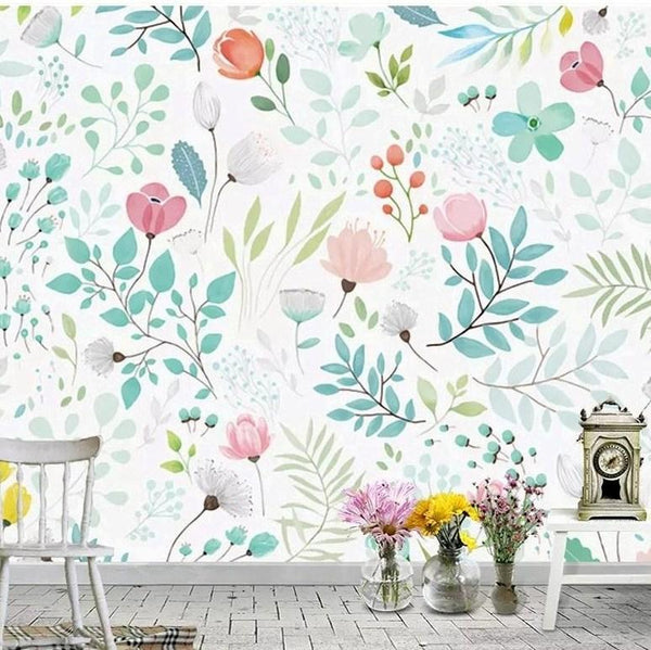 Botanical Floral Wall Mural