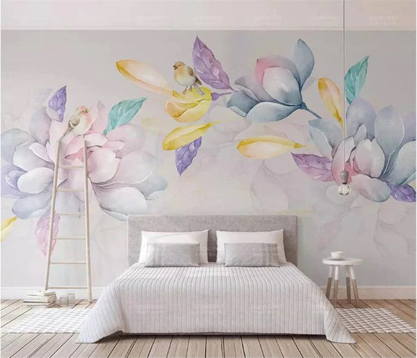 Magnolia Flowers Wall Mural