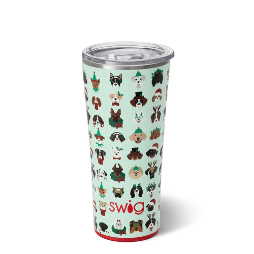 Mary Square Joyful Merry Happy Colorful 32 Ounce Stainless Steel Travel Tumbler with Straw