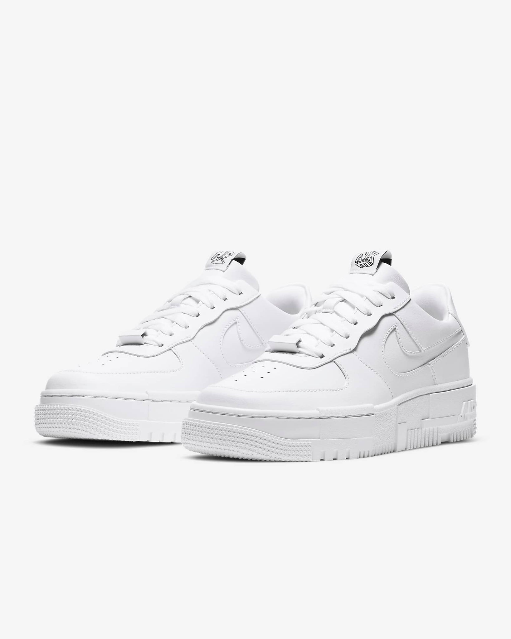 nike air force 1 triple white high tops