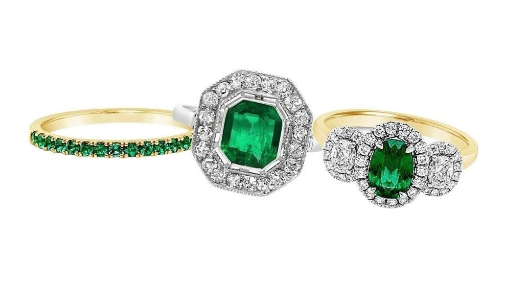 Rocks Jewellers Emerald Rings