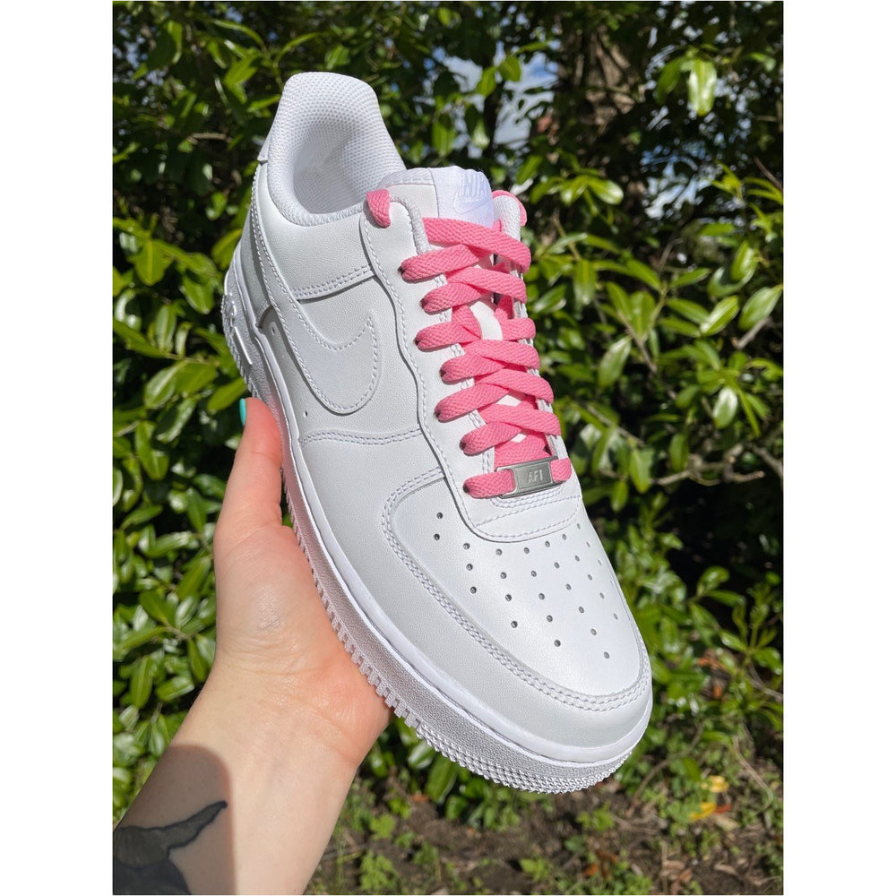 pink air force laces