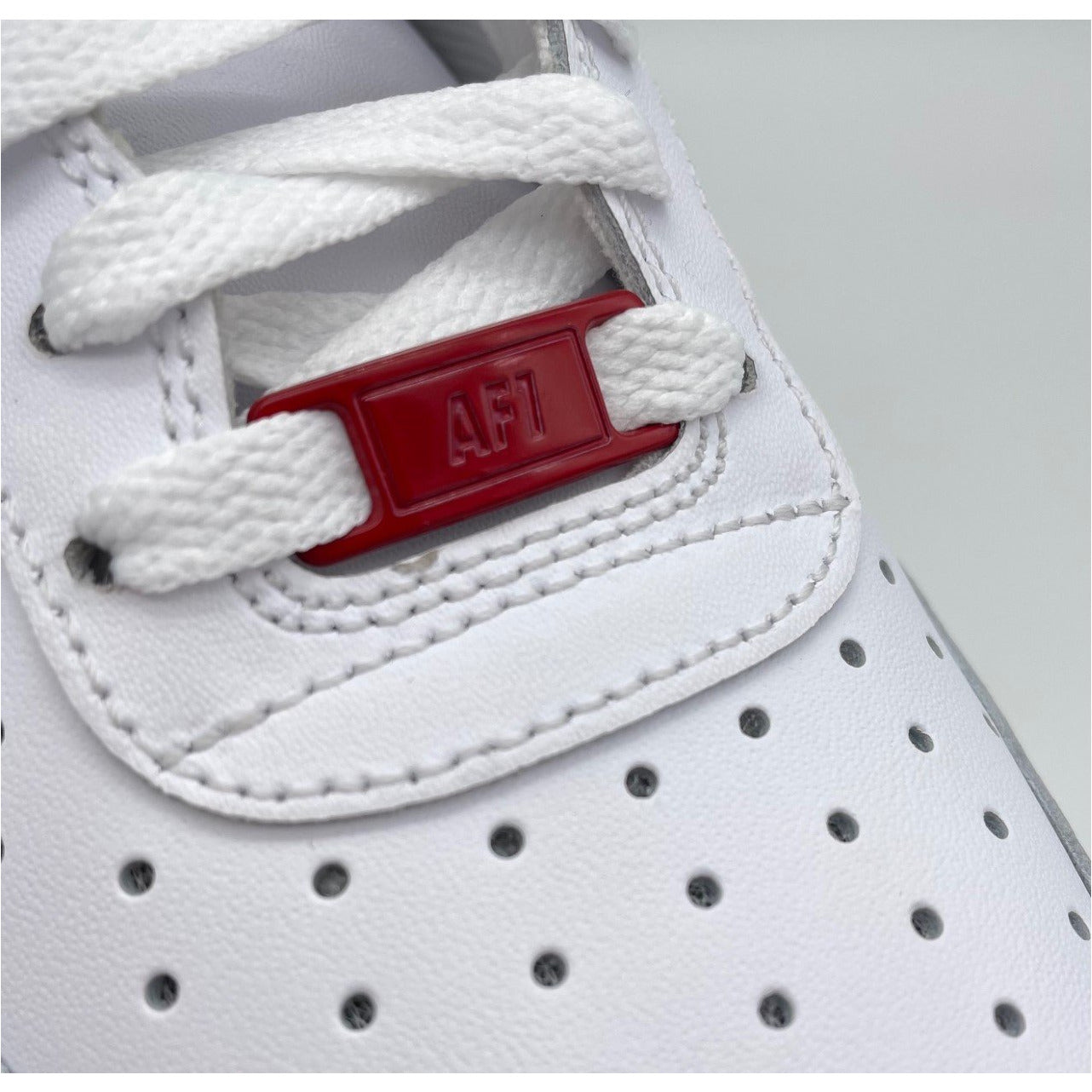 SneakerScience AF1 Lace Tags - (Red) – Sneaker Science