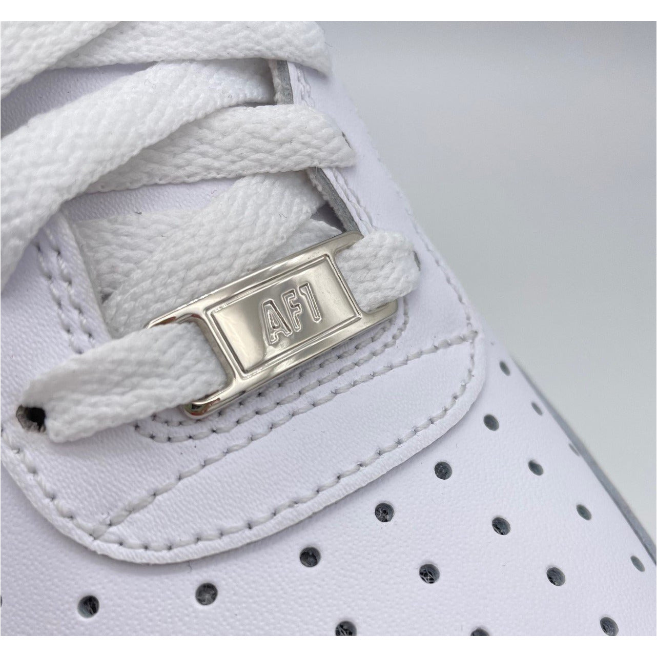 SneakerScience AF1 Lace Tags - (Silver) – Sneaker Science