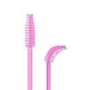Image of G2PLUS 100 PCS Disposable Eyelash Brushes Mascara Wands Makeup Brush Kit Cosmetic Applicators (Light Pink)