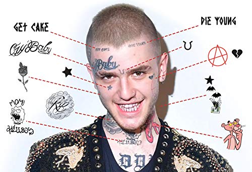 Lil Peep Is Standing In Black Background Wearing Black Dress And Having  Tattoos On Face HD wallpaper  Peakpx