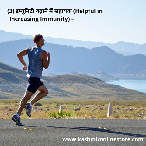 (3) इम्यूनिटी बढ़ाने में सहायक (Helpful in Increasing Immunity) –