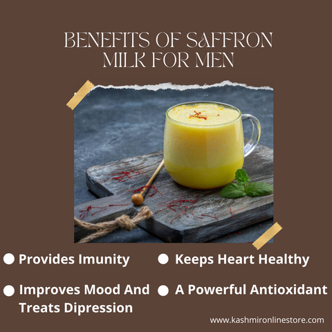 Benefits Of Saffron Milk For Men