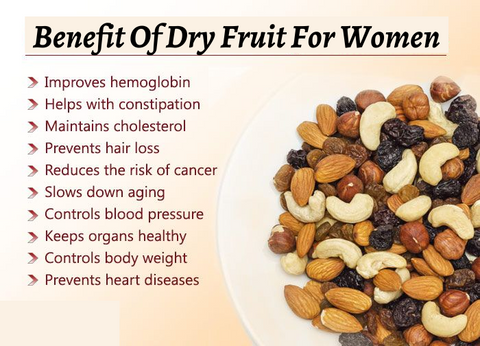 Benefits of dry fruits for Women