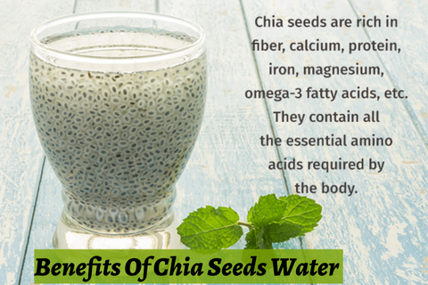 chia seeds water benefits for skin