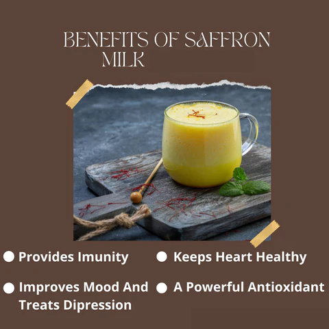 Benefits OF saffron Milk