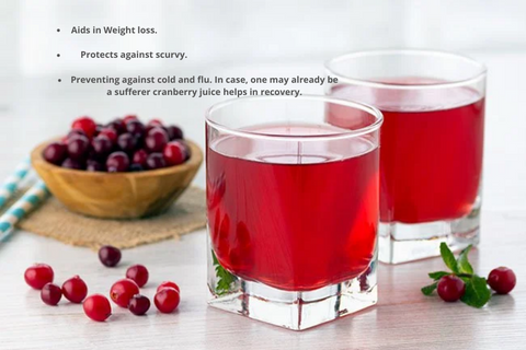 cranberry juice benefits