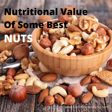 Nutritional Value Of Some Best Nuts :