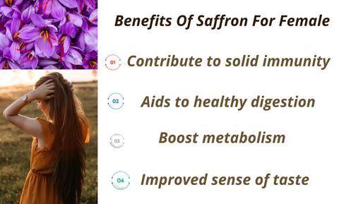 Benefits Of Saffron For Female