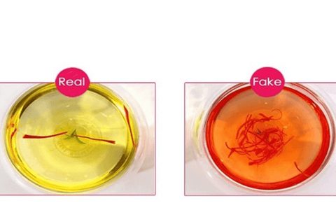 how to recognize original saffron