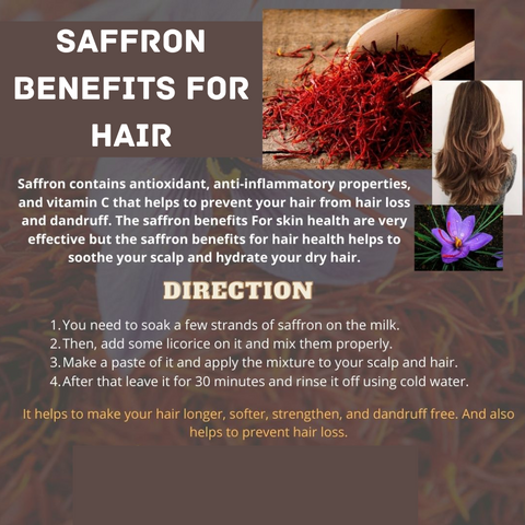 Benefits of Saffron For Hair