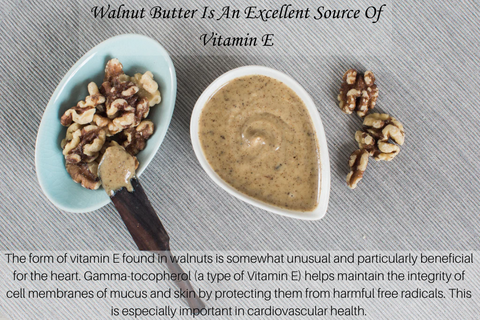 Vitamin E in Walnut Butter 