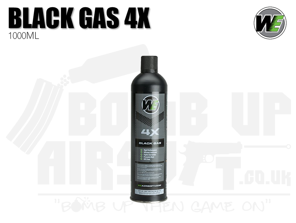 1000ml大容量 WE製 4X Black GASブラックガス 3本セット-