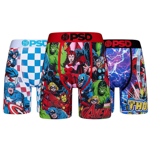 PSD Men's Multicolor Marvel Comic Boxer Briefs Underwear - 423180201-M —  WatchCo