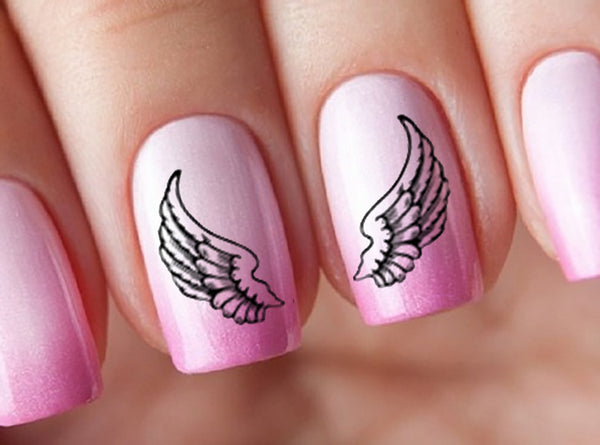1. Angel Wings Nail Stamping Plate Set - wide 1