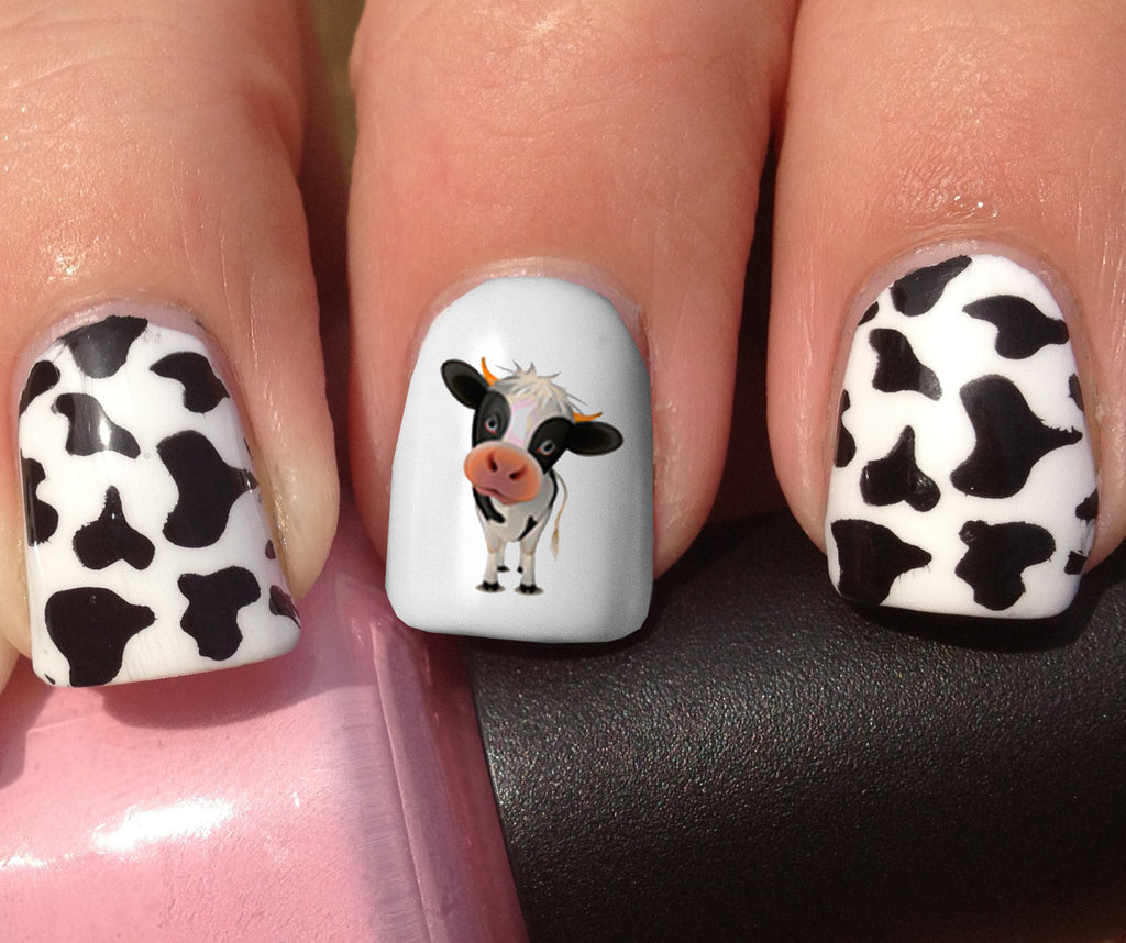 Cow Nail Decals – Moon Sugar Decals